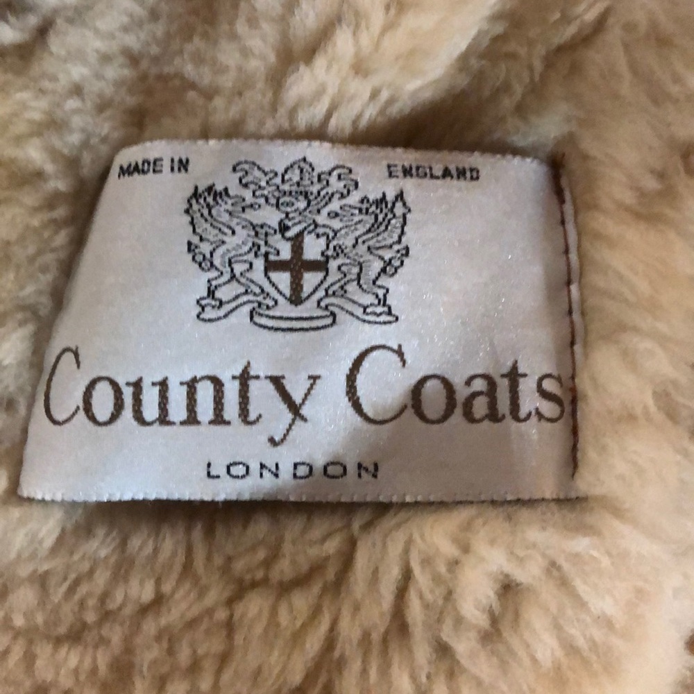 Shearling and sheep skin coat